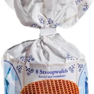 Roomboter stroopwafels 8 pack — 250 gram